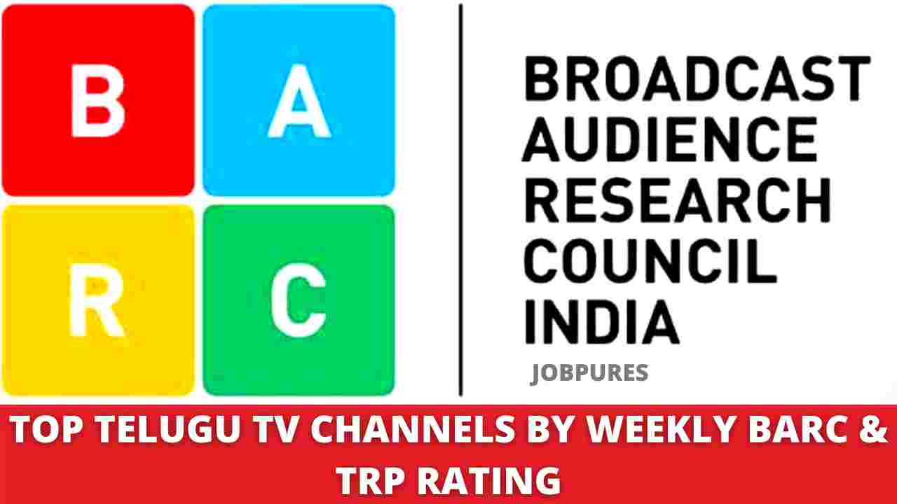 TOP TELUGU TV CHANNELS BY BARC & TRP RATINGS
