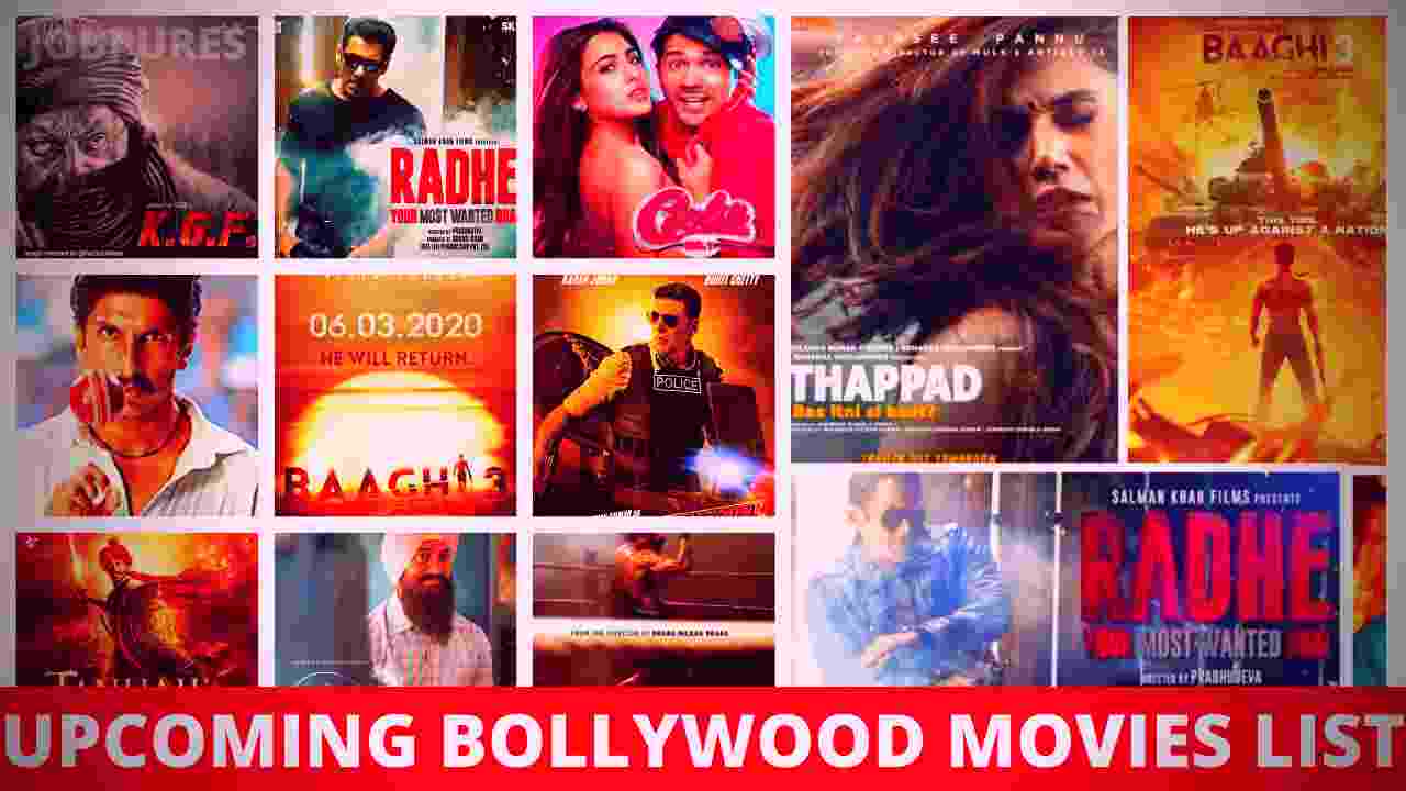Upcoming Bollywood Movies 2021 & 2022 With Star Cast, Poster & Release Date