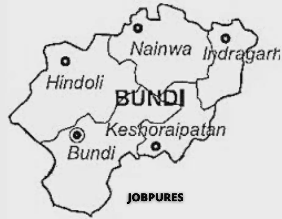 Bundi District Map in Hindi