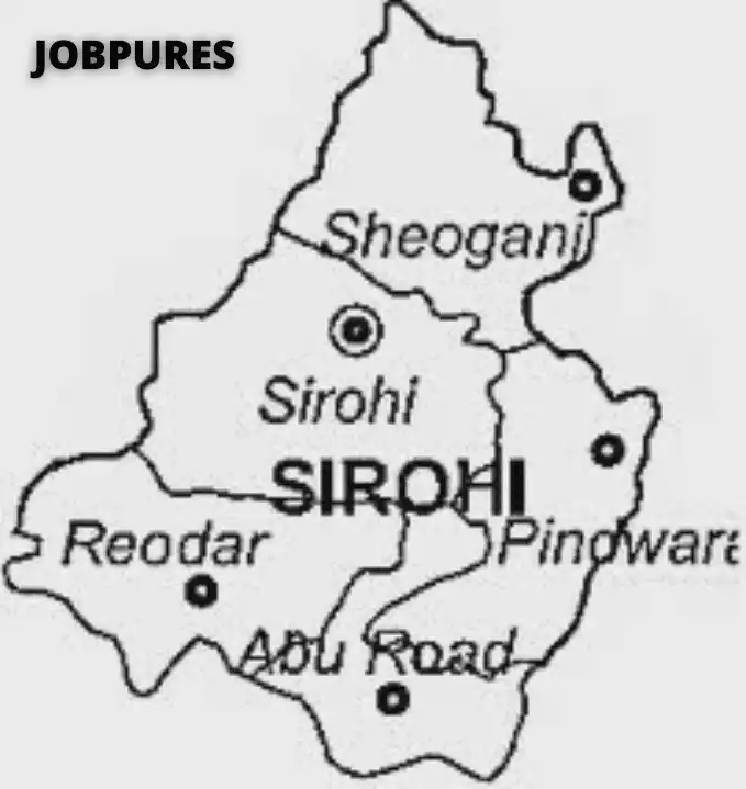 Sirohi District Map in Hindi