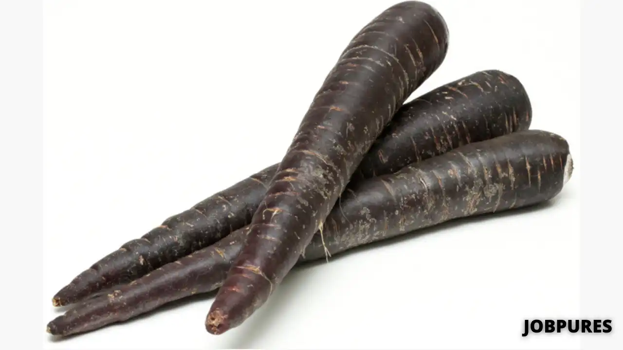 Black Carrot Vegetable Name in Hindi and English