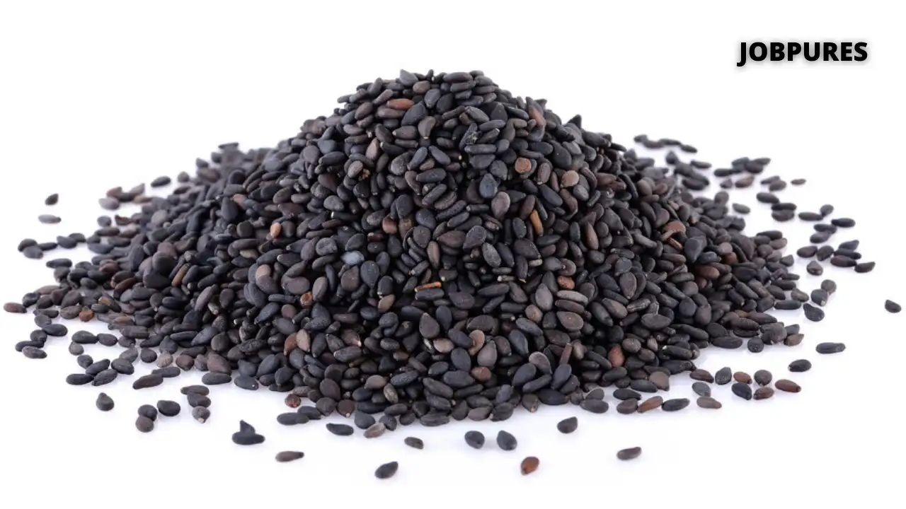 Black Sesame Seeds Spice Name in Hindi and English