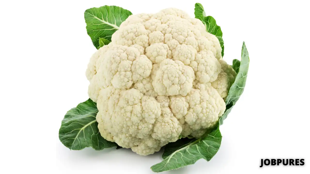 Cauliflower Vegetable Name in Hindi & English