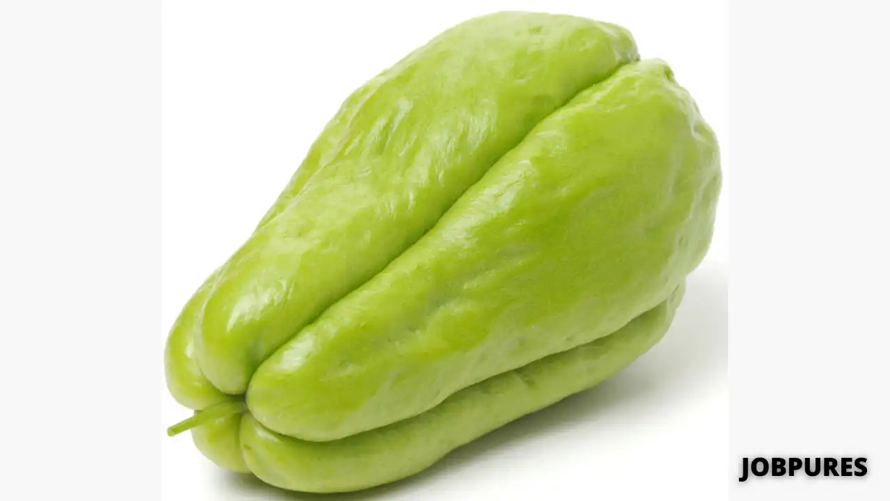 Chayote/Chow Chow Vegetable Name in Hindi and English