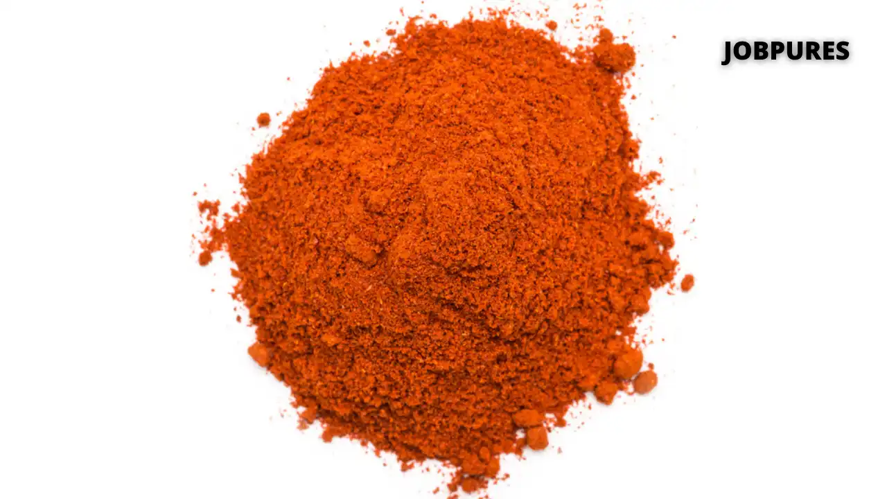 Kashmiri Red Chilli Powder Spice Name in Hindi and English