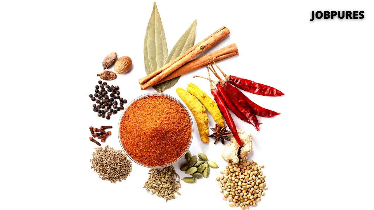 Pav Bhaji Masala Powder Spice Name in Hindi and English