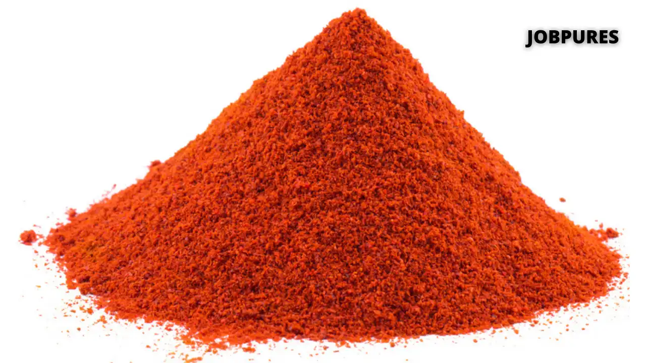 Red Chilli Powder Spice Name in Hindi and English