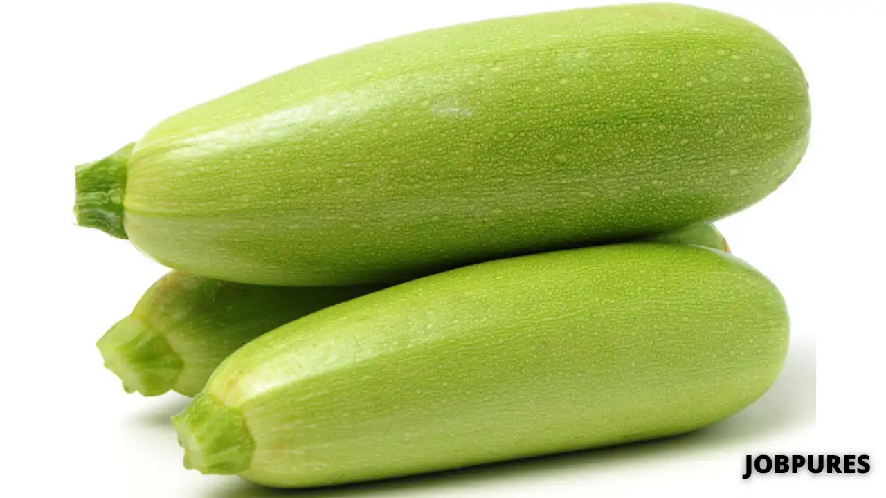 Summer Squash/Courgette Vegetable Name in Hindi and English