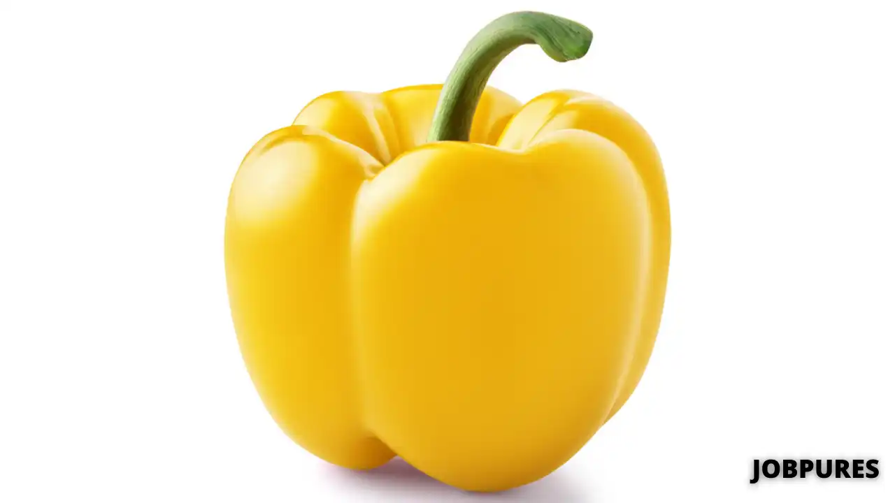 Yellow Paprika Vegetable Name in Hindi and English