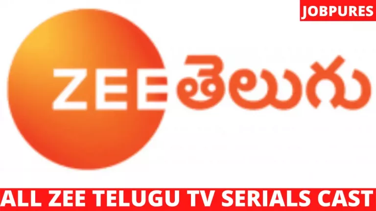 All Zee Telugu TV Serials Cast With Actress Names and Images List