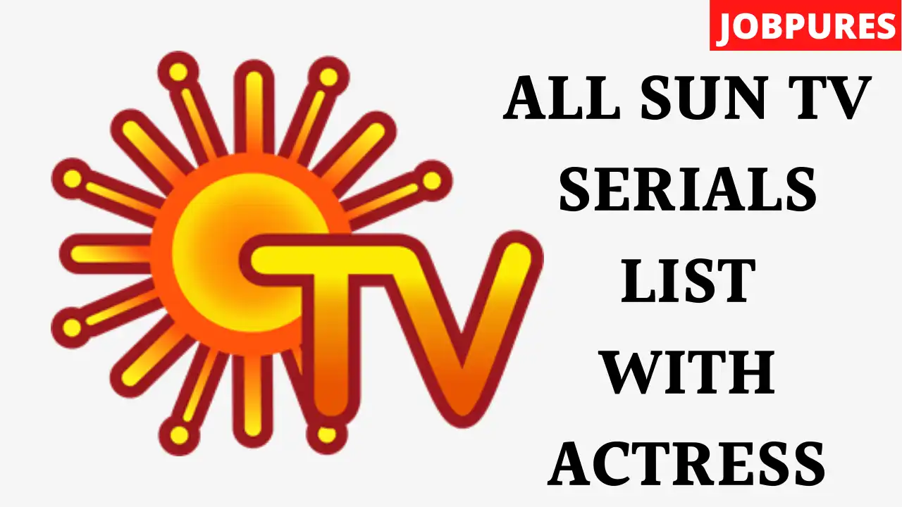 All Sun TV Serials Cast