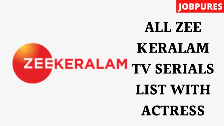 All Zee Keralam TV Serials Cast With Actress Names and Images List