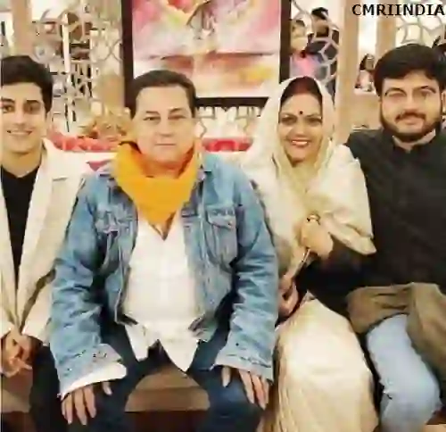 Sushmita Mukherjee with Family