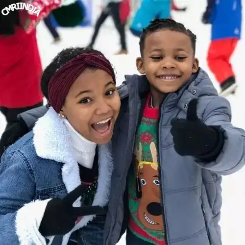 Ariana Neal with Her Brother