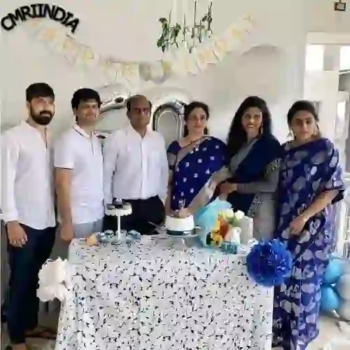 Harika Dronavalli with Family