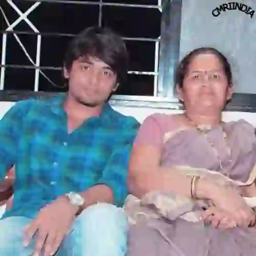 Rohit Nikam with His Mother