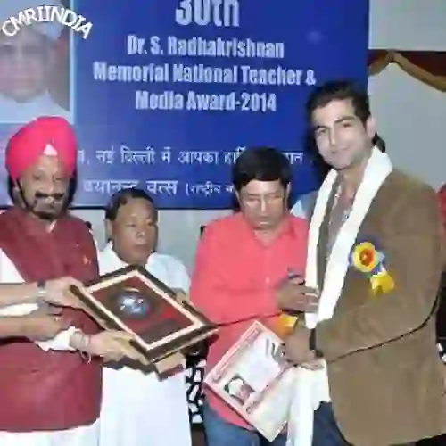 Sahil got Dr. S. Radhakrishnan Memorial National Teacher Media Award