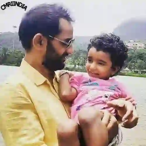 Sushil Pandey with Daughter