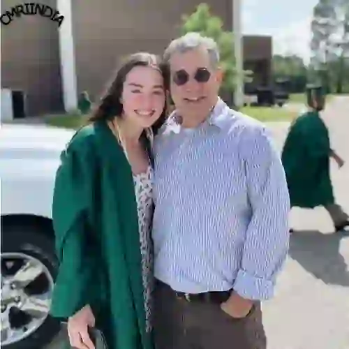 Anneliese Judge with Father
