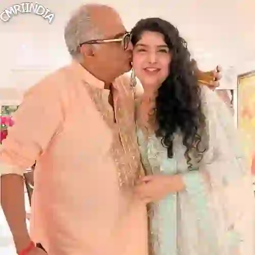 Anshula Kapoor with Boney Kapoor