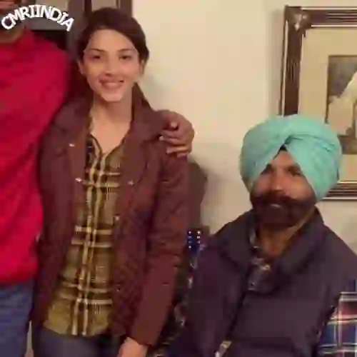 Mehreen Kaur Pirzada with Father