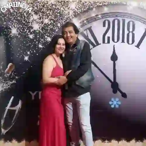 Anindita Chatterjee with Husband