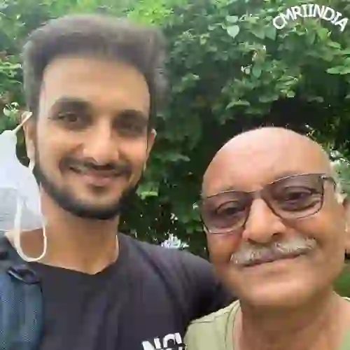 Harshal Patel with Father