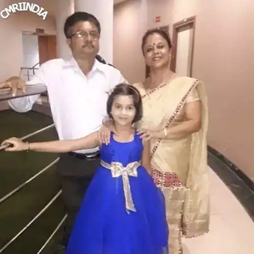Harshita Bhattacharya with Parents