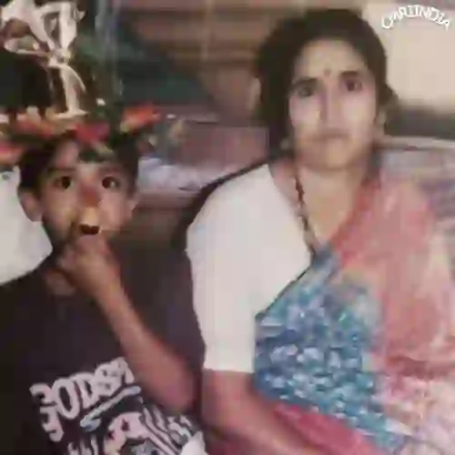 Vikramshri with Mother