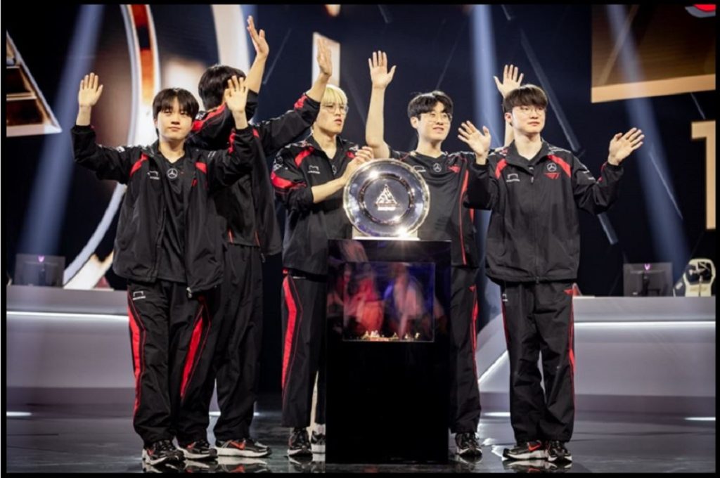 E스포츠 월드컵 2024 T1 리그오브레전드 우승 cmriindia 2