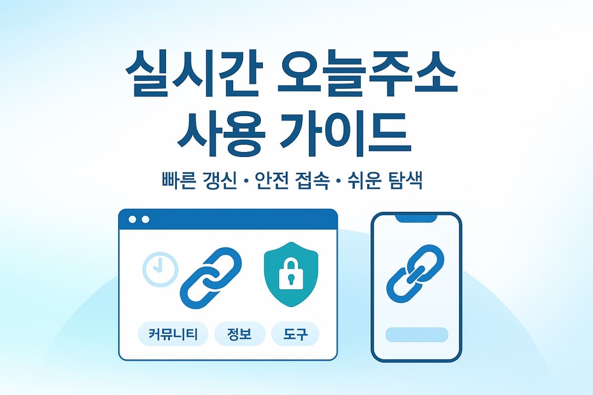 실시간-오늘주소-사용-가이드